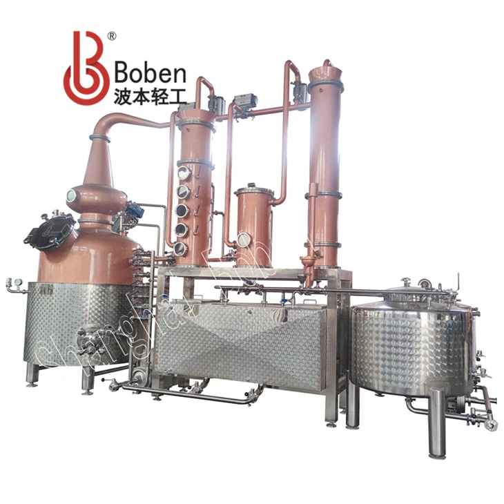 600L Alcohol Distiler Copper Distillery Equipment Multi-functional Distiller
